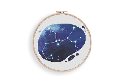 Sagittarius Zodiac Cross Stitch Pattern, PDF Pattern, Easy Stitch Pattern, Modern Stitch Chart, Boho Decor, Cross Stitch Art, Zodiac Decor